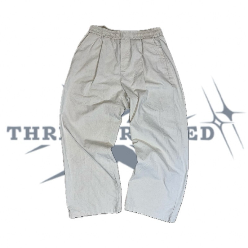 La Fudge Store Baggy ballon y2k pants - Broken White