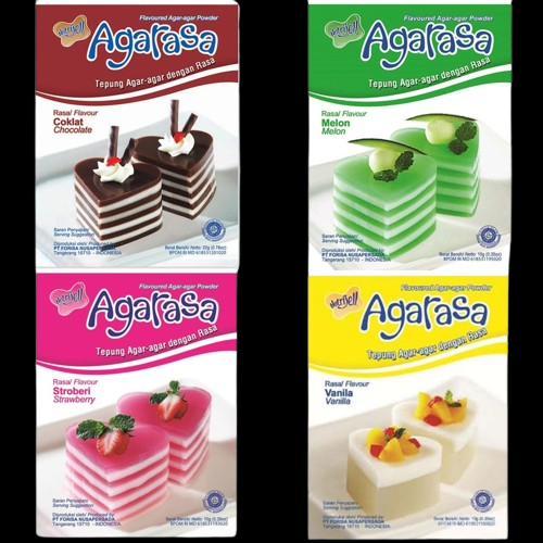 

Nutrijell Agarasa Agar Agar Cokelat Vanila Melon Stroberi