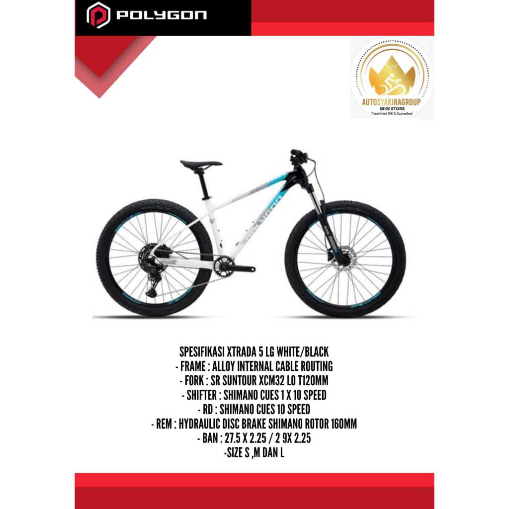 Sepeda Polygon Xtrada 5 LG New Arrival 100% Bergaransi Resmi