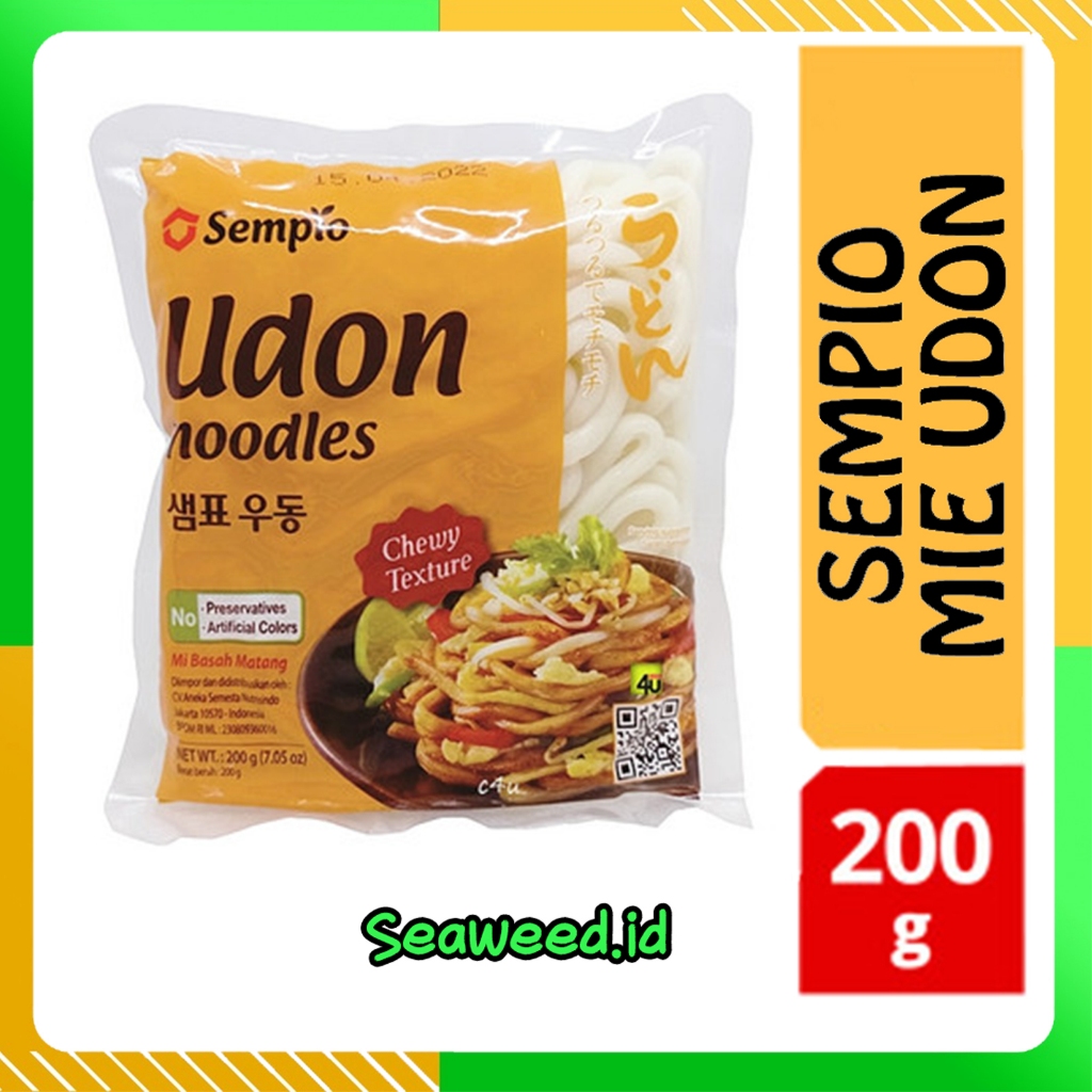 

Sempio Fresh Udon Noodle Mie Tebal Mie Udon Instant 200 GR Korea