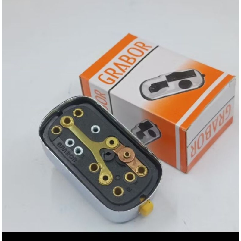 saklar lampu 6 volt original grabor untuk vespa super sprint vbb bajaj