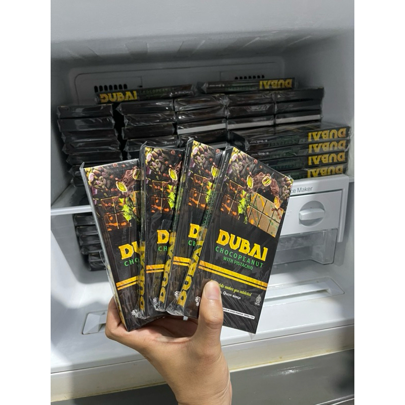 

(COD) COKLAT DUBAI PISTACHIO 100% BY QUEEN MANGO 250 GRAM