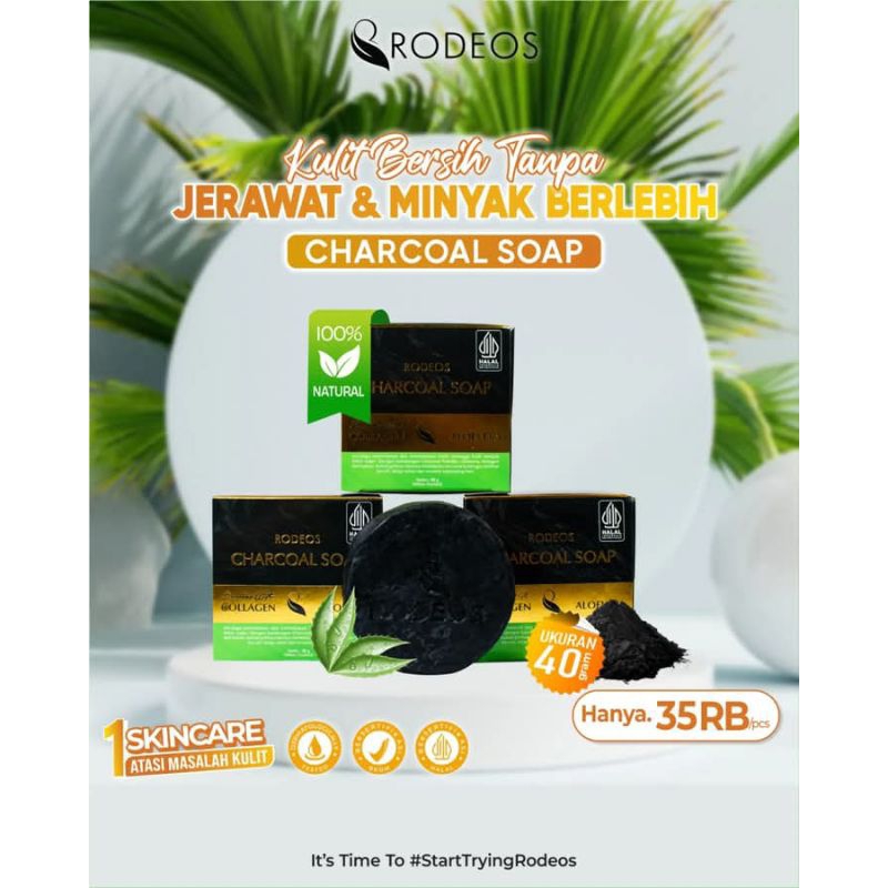 Rodeos Charcoal Soap 40g