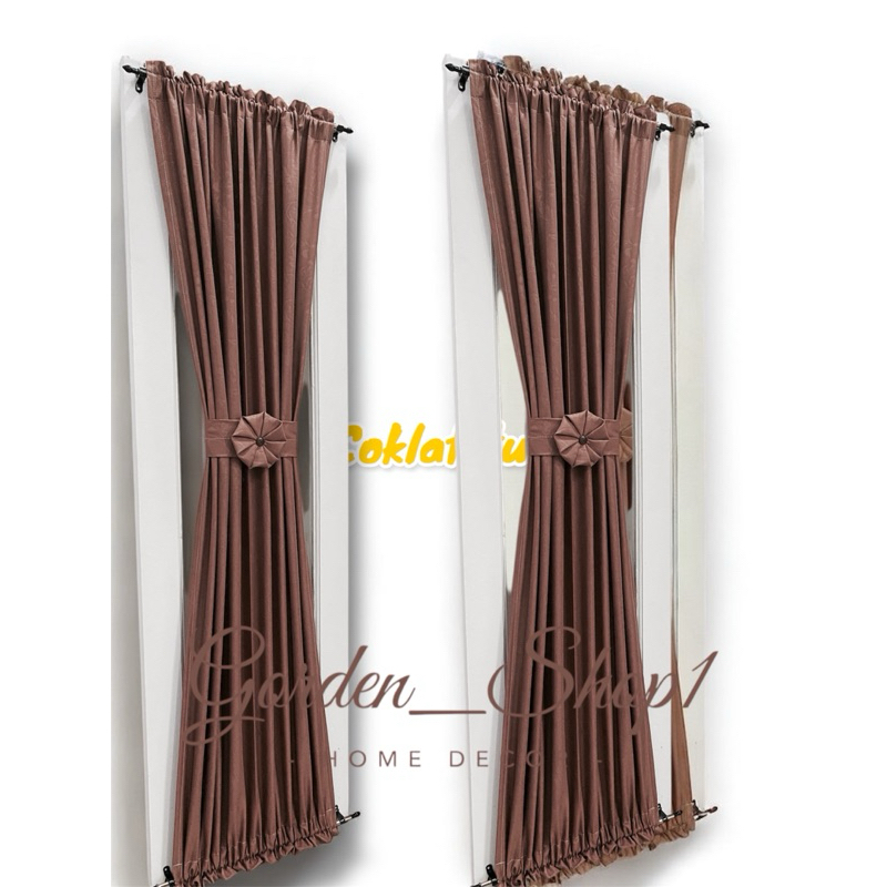 Gorden kupu kupu ikat pita minimalis/gorden jendela minimalis