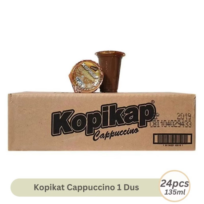 

Kopikap Cappuccino 1 Dus isi 24pcs 135ml Kopi Cup Siap Minum