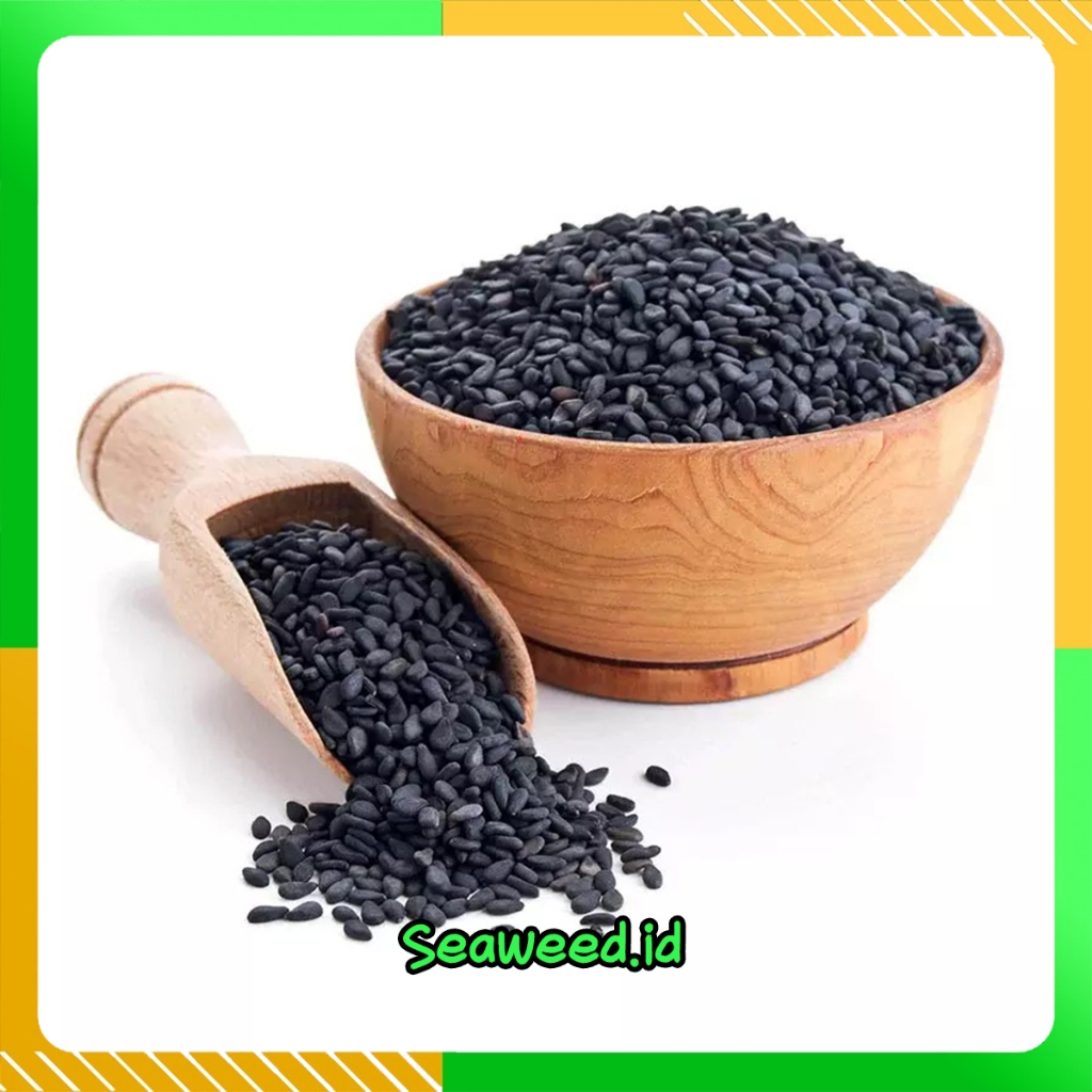 

Biji Wijen Hitam MENTAH / Goma / Raw Sesame Seed/Seeds 50 / 100 Gram