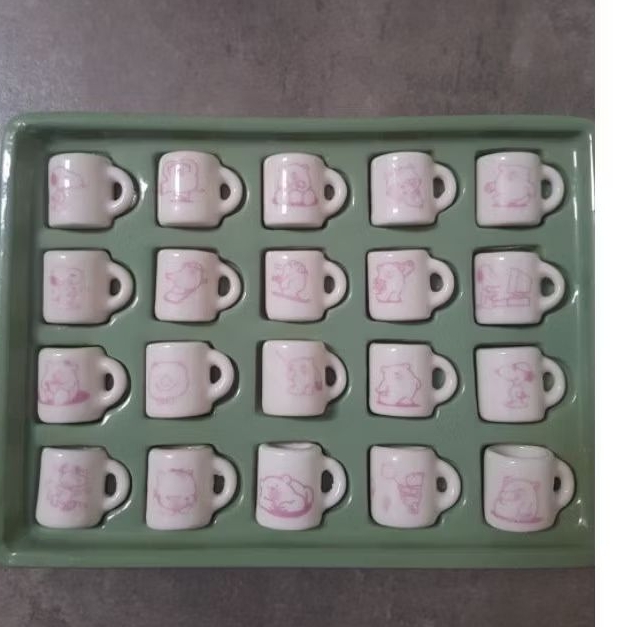 pajangan cangkir mug miniatur gift unik