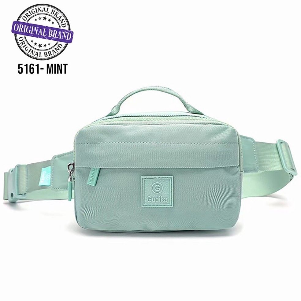 Wow Murah Meriah GUDIKA 5161 Original  Tas Pinggang Gaya Korean Style Waist bag Tas Dada Bahan Water