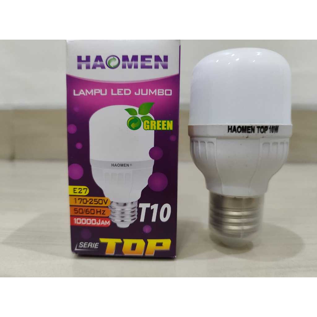 Lampu LED Putih HAOMEN Bohlam LED Lampu Bohlam HAOMEN LED 10W 15W  20W  30W  40W 60W 70W PAKET 10PCS