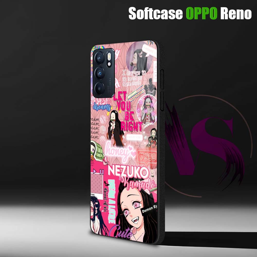 VN25 Softcase Kilau Oppo Reno 4 4F 5 5F 6 4G 5G 7 5G | Case Hp Oppo Kesing Silicon Cover Pelindung M