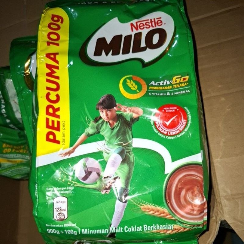 

Milo 900gr + 100gr 1dus