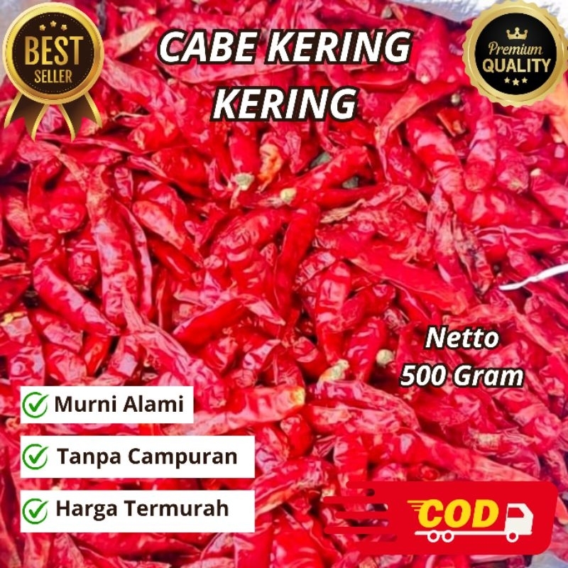 

cabe kering murah kemasan 500 gram