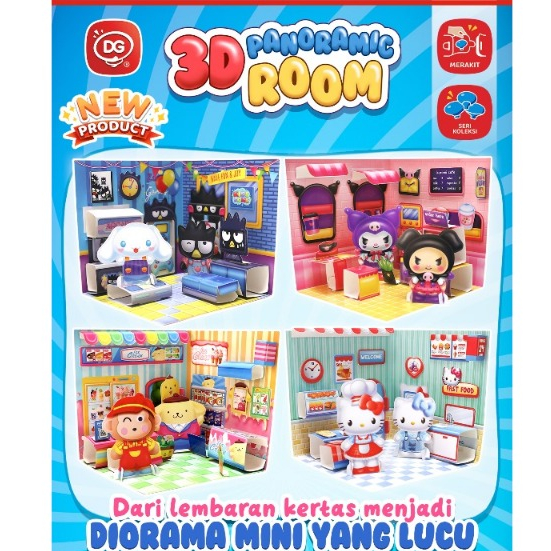 MAINAN 3D PANORAMIC ROOM / MAINAN 3D ROOM DG / MAINAN EDUKASI