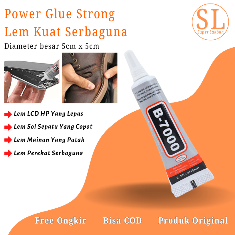 

Lem LCD Layar Hp Serba Guna B-7000 15 ml Multi Purpose Adhesives