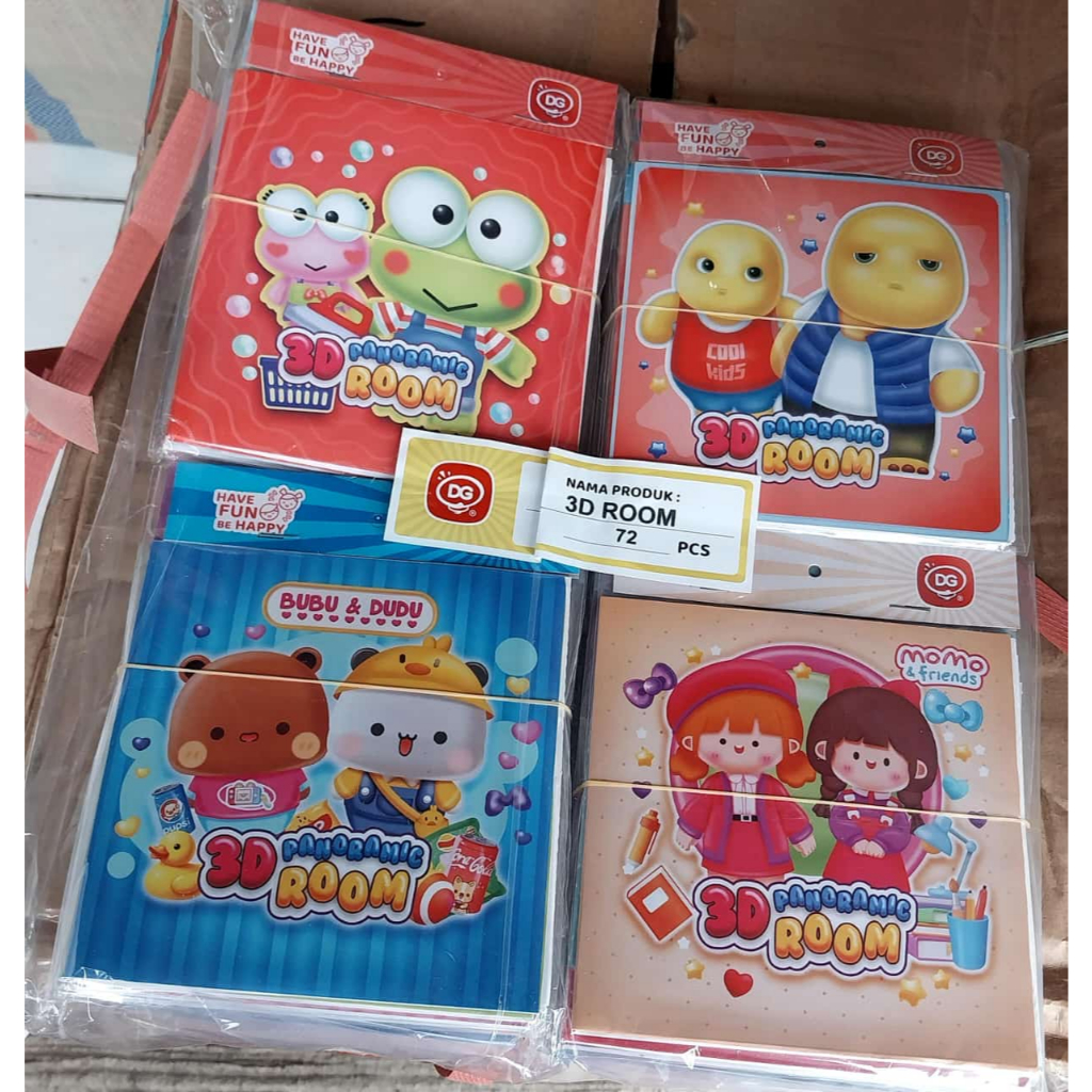 MAINAN EDUKASI 3D ROOM PANORAMIC DG/ MAINAN 3D PANORAMIC ROOM / MAINAN EDUKASI