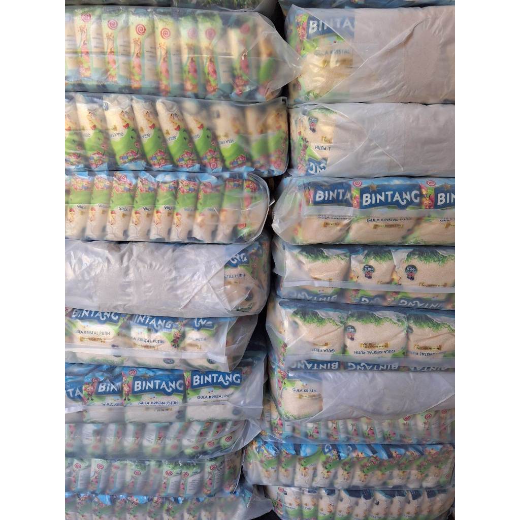 

1 Bal Gula Kristal Seribu Bintang Isi 24 Pcs x 450 Gr