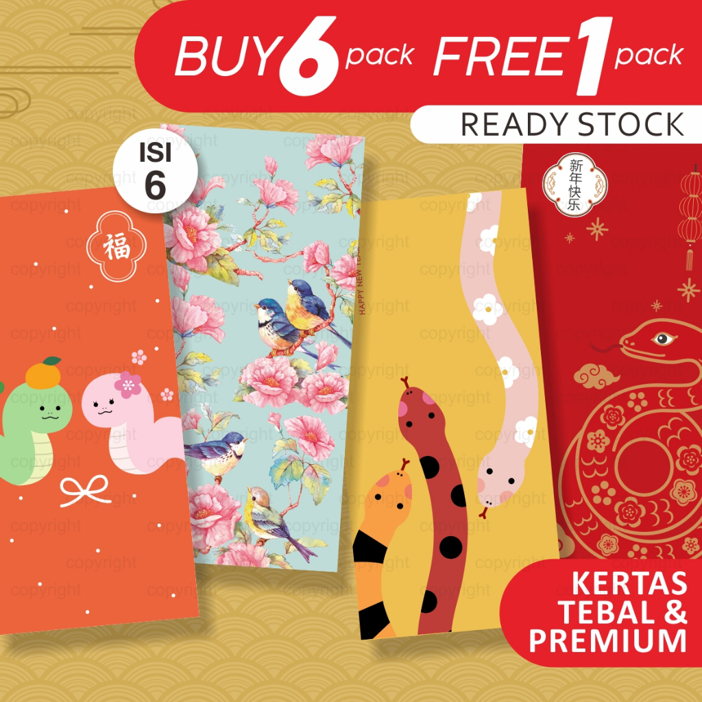 

Angpao Imlek Sincia Chinese Terlaris Lucu Viral Premium Readystock