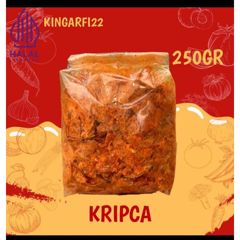 

250GR KRIPIK KACA PEDAS DAUN JERUK Food Camilan Snack