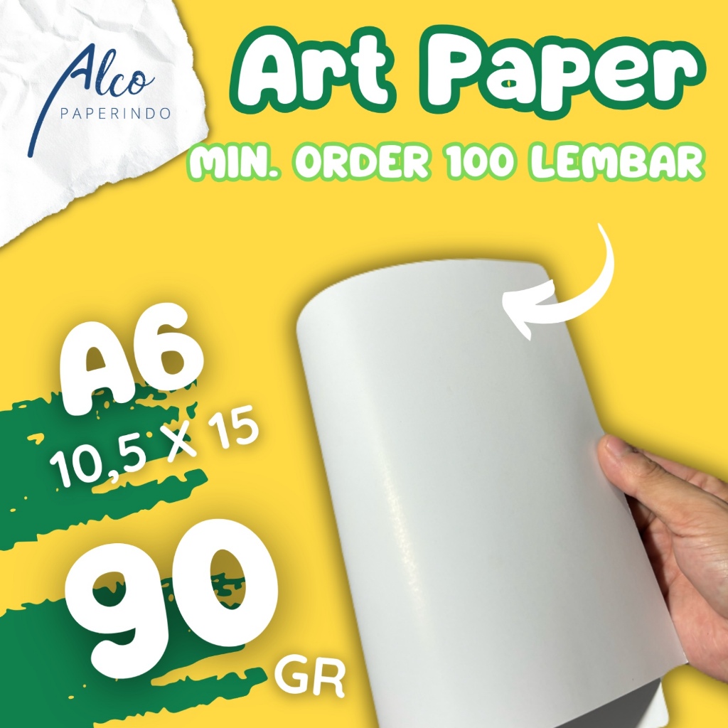 

Art Paper 90gr ukuran A6 (10,5x15)