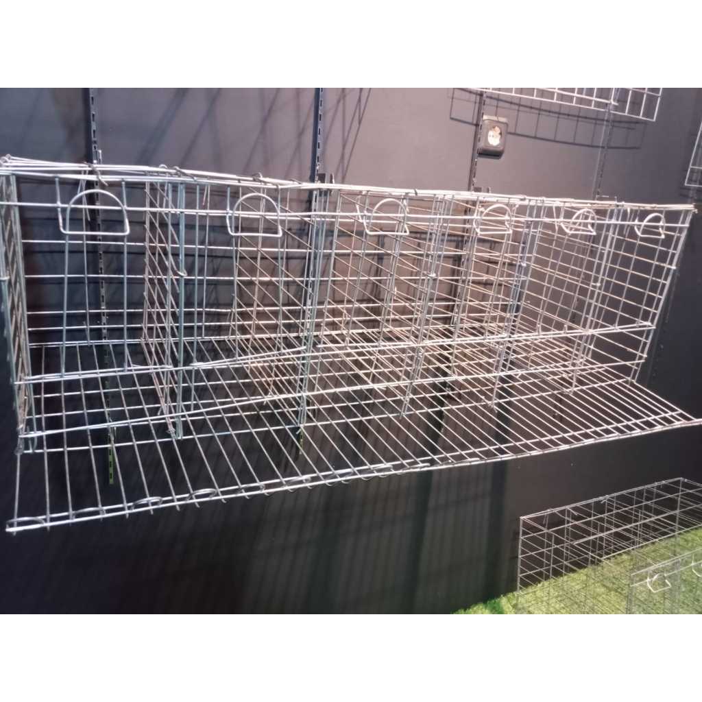 KANDANG AYAM BATRAI/KANDANG AYAM PETELUR 6 PINTU 6 AYAM
