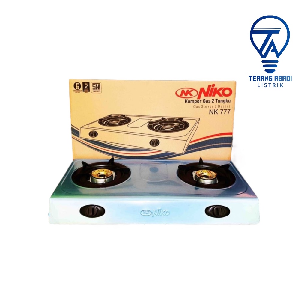 KOMPOR 2 TUNGKU NIKO 777 STAINLESS