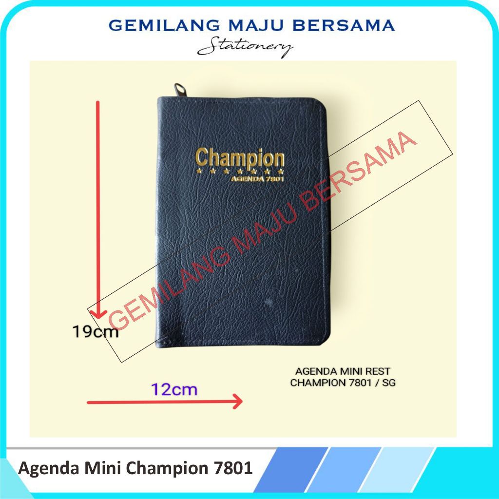 

Buku Agenda Champion Mini 7801 (Harga per Pcs)