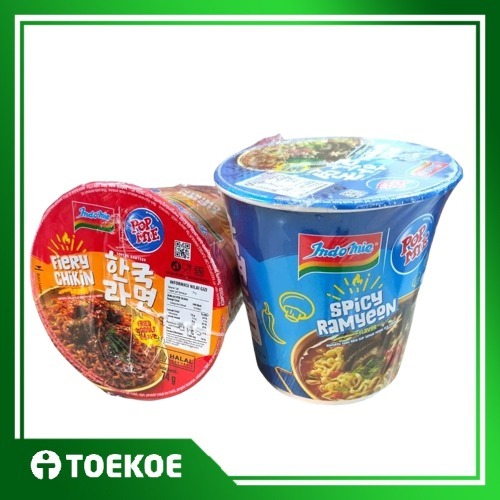

TOEKOE Pop Mie Korean Ramyeon Series Rasa Fiery Chikin dan Spicy Ramyeon