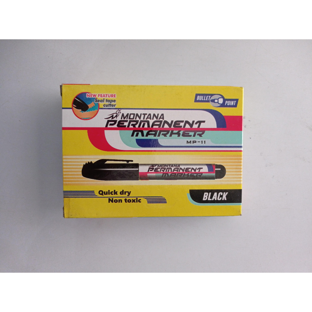 

Spidol Permanent Montana Black 12pcs