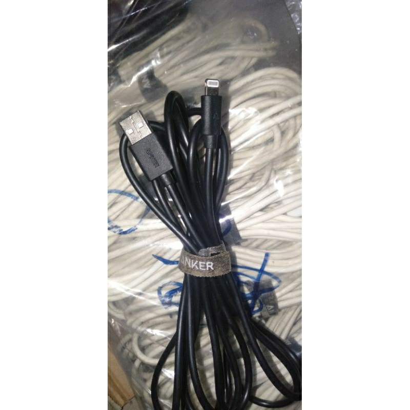 Kabel Data USB ANKER iPhone/Lightning 270cm minus berkarat