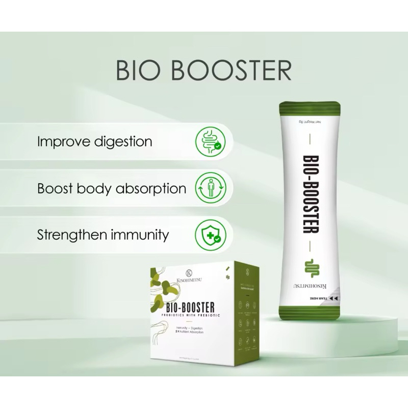 Kinohimitsu Bio-Booster Probiotics & Prebiotics Supplement Sachet 8g - Boost Nutrient Absorption