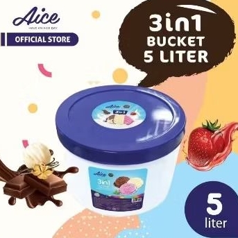 

AICE 5 L liter | AICE 3IN1 FAMILY BUCKET | ESKRIM AICE EMBER BULKY