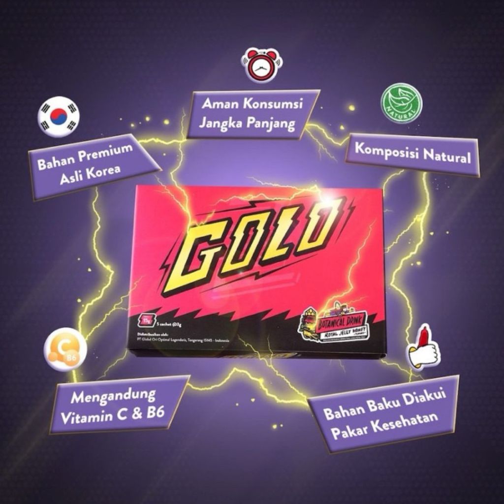 

Mister GOLO Ginseng Royal Jelly Honey Korean Panax Obat Kuat Pria Tahan Lama Original 100% Bpom Minuman Permen Botanical Langsung Teguk