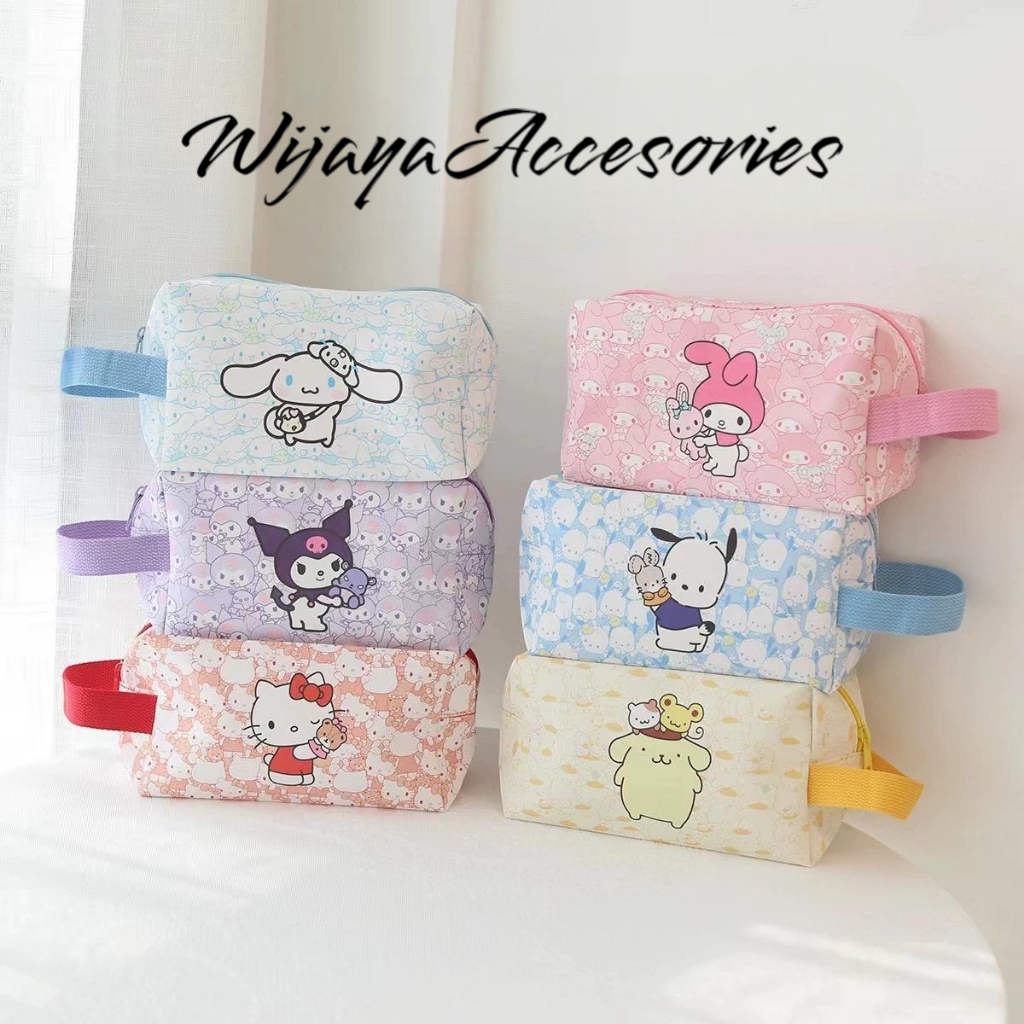 

Sr-183 POUCH KOSMETIK MOTIF SANRIO /TEMPAT PENYIMPANAN PENSIL /SERBA GUNA POUCH SANRIO IMPORT