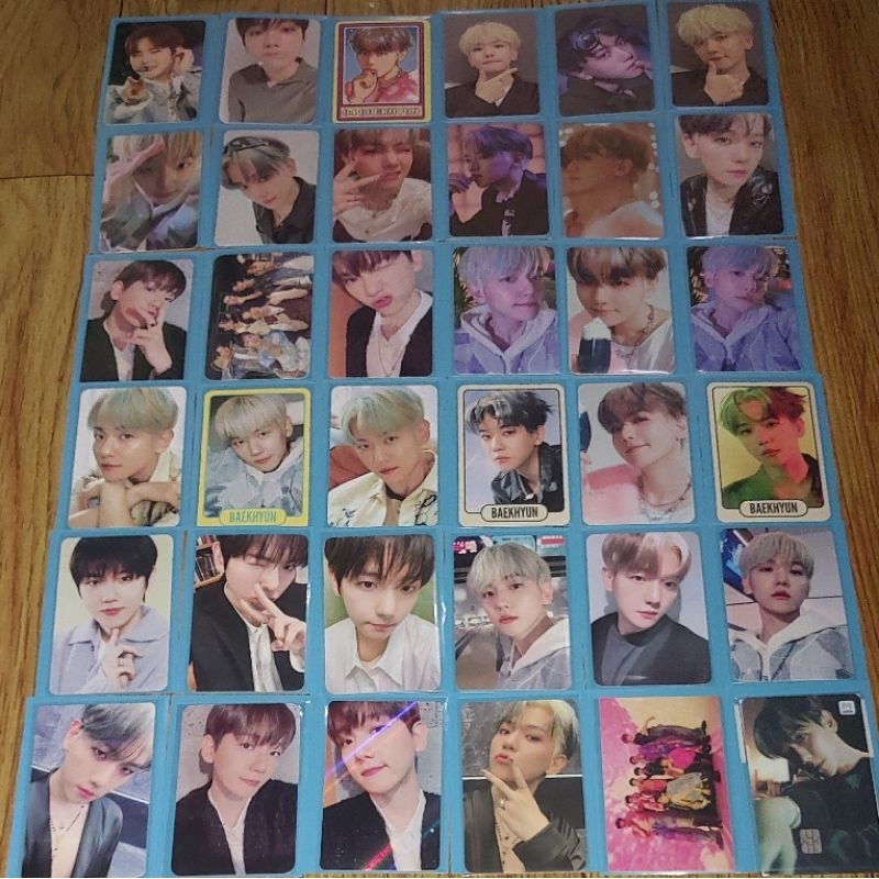 photocard baekhyun EXO rare official ready