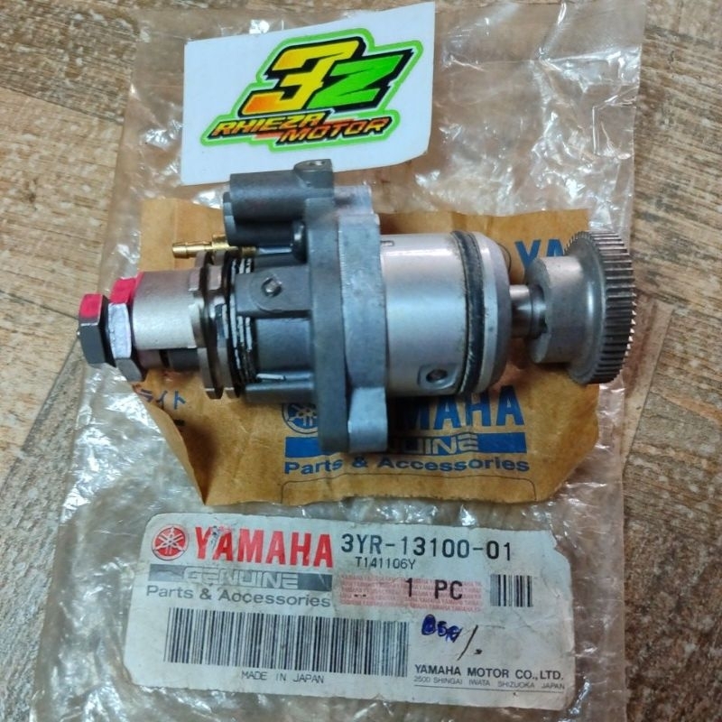 Pompa oli samping oil pump assy F1zr Fizr Force 1 F1z Fiz Alfa Champ Sigma 3YR original baru Yamaha 
