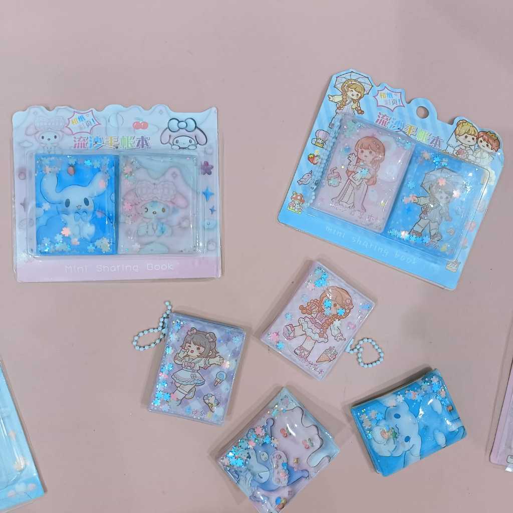 

NOTEBOOK MINI ISI 2 MASU CUTE GIRL SANRIO GANTUNGAN KUNCI / Buku Saku Mini Lucu / Buku Catatan Alat Tulis