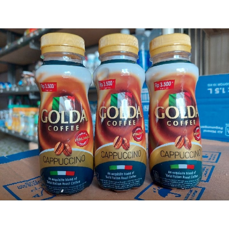 

Golda Coffee Cappuccino 200ml ecer harga per pcs/biji