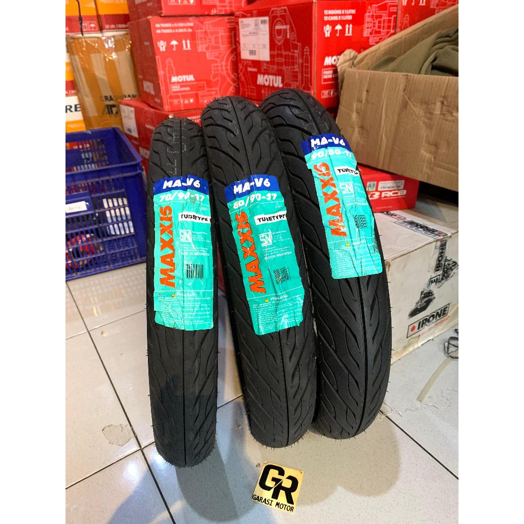 ban maxxis ma v6 tube type ring 17 70/90-17 80/90-17 90/80-17 supra karisma revo vega smash shogun j
