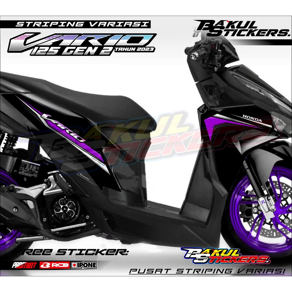 STRIPING VARIASI MOTOR VARIO 125 GEN 2 / STICKER LIST HONDA VARIO 125 GEN 2