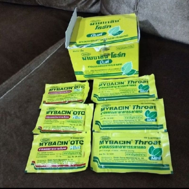 

Mybacin throat || permen thailand menthol 3.4mg