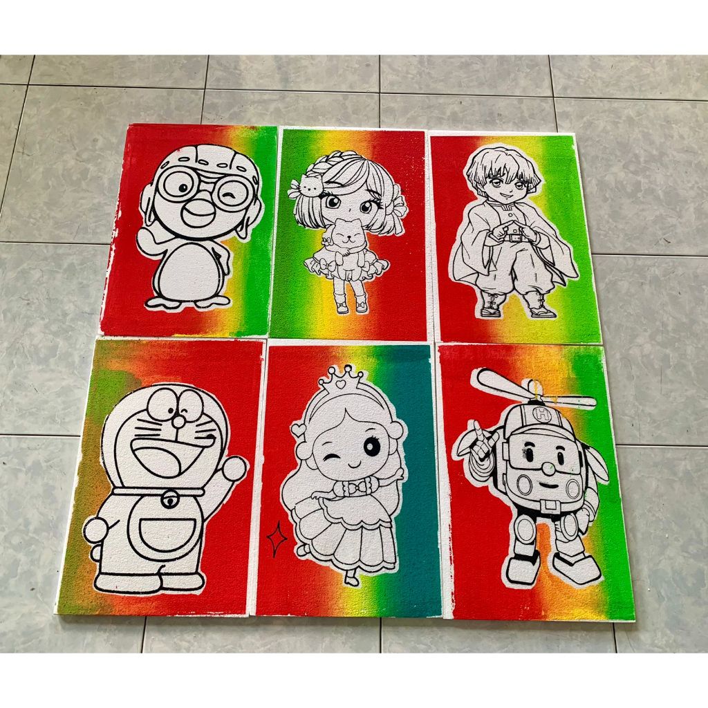 

MS - (1pcs) Sterofoam Lukis Rainbow uk 33x50 / Sterofoam Mewarnai / Gabus Lukis Pasar Malam