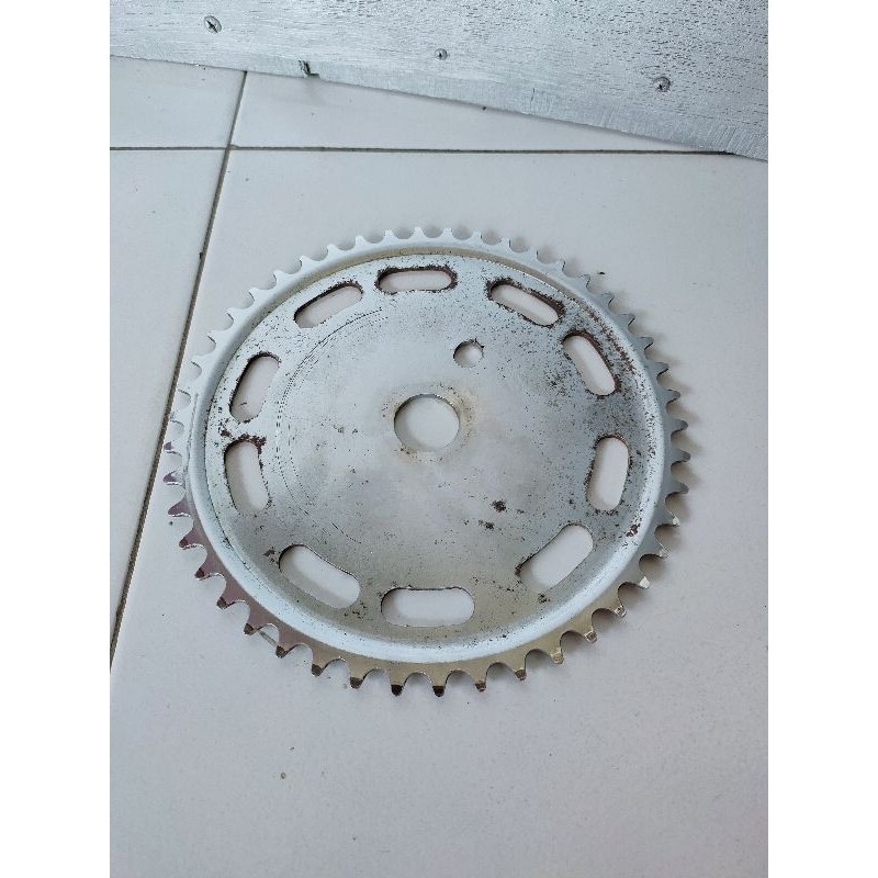 Chainring gear gir depan NOS oldschool bmx osbmx 46t motobike lowrider diamondback haro raleigh burn