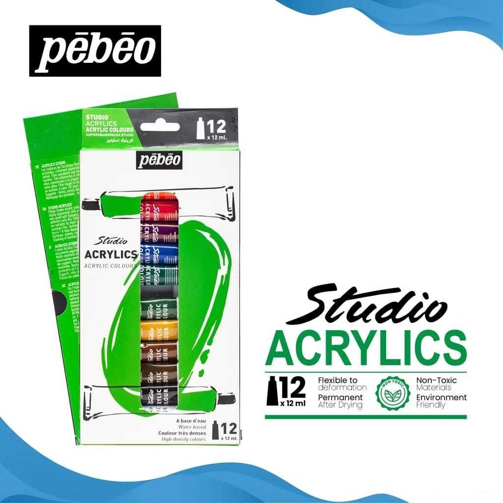 

Gramedia Tunjungan : Pebeo Studio Acrylic set 12x12ml