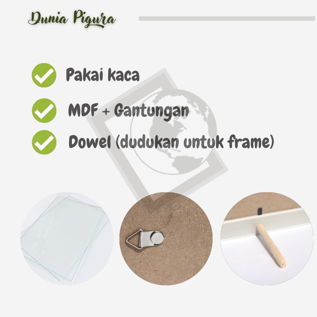 RB Bingkai Mahar 3D 25x25 30x30cm / Scrapbook Gift Ultah