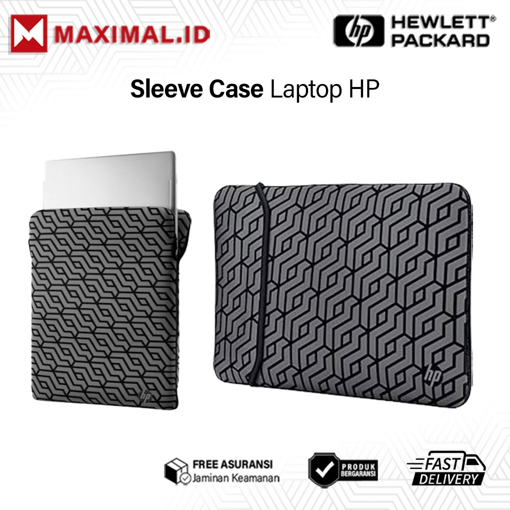 PROMO Tas Laptop HP Sleeve Case 14 Inch Soft Case Laptop Original