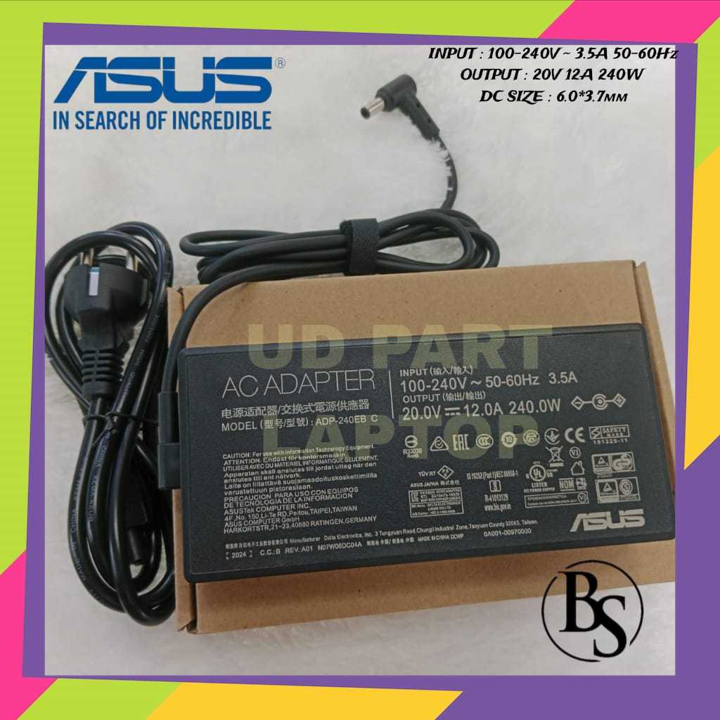 Charger casan  Adaptor As ROG 20V 12A 240W 6.0*3.7MM ADP-240EB B FLYBIRD TUF Gaming A15 FA506II-AS53