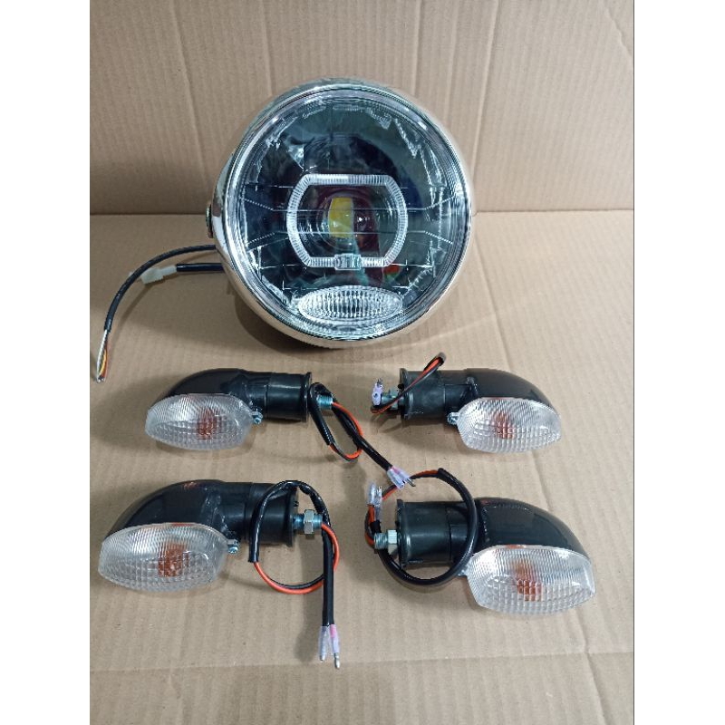SET LAMPU DEPAN BULAT BILED  PLUS LAMPU SEIN VIXION OLD RX KING NEW 2008 PEREDAM