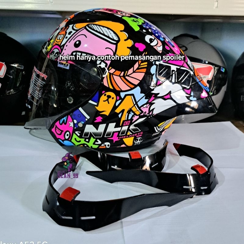 SPOILER HELM NHK N1 MAX TEBAL 3 MILI PNP
