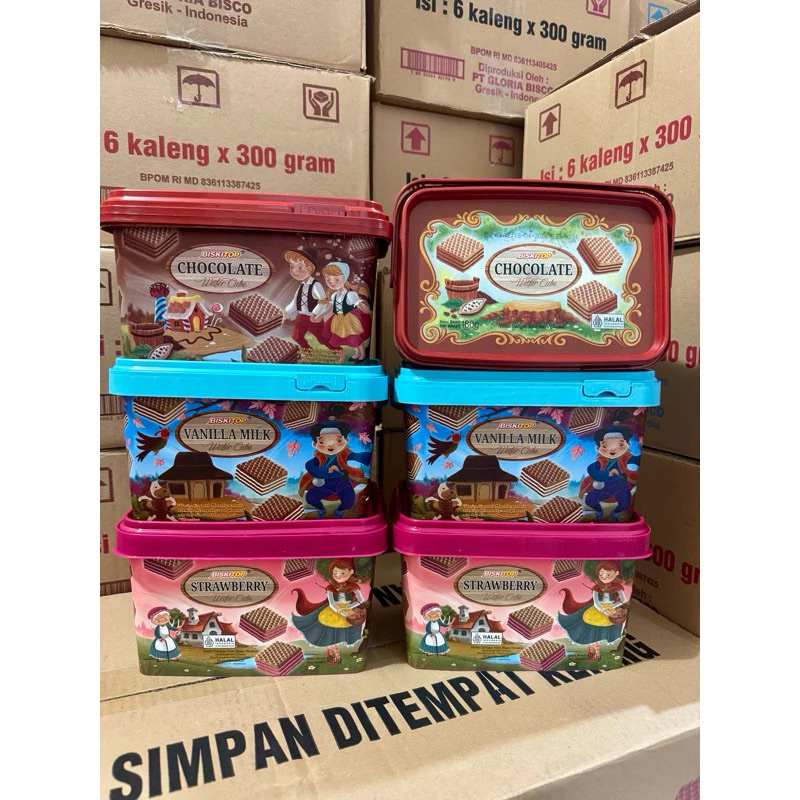 

Biskitop wafer cube / Danex Wafer Roll 180gr / Biscuit Lebaran / Biscuit Hamper