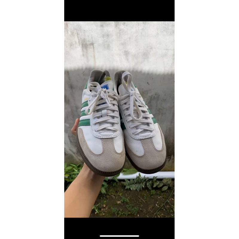 Sepatu Adidas Samba OG Green ORIGINAL